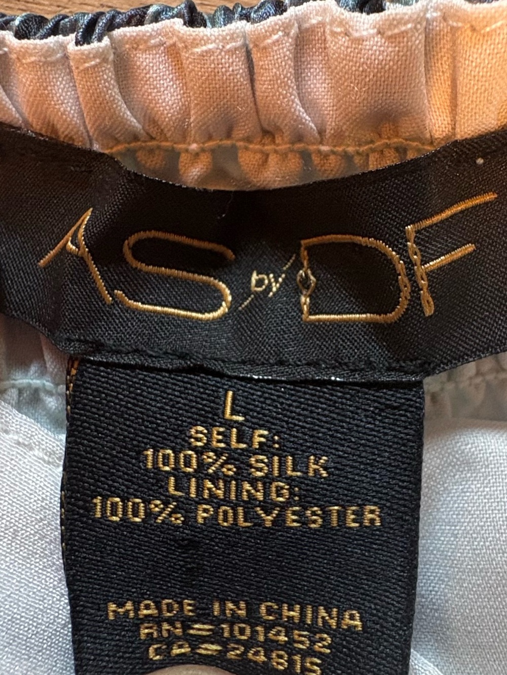 NWOT Silk Strapless Maxi Dress by AS by DF - Picture 6 of 6